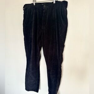 Classic Black Corduroy Pants for Men